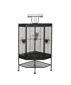 Liberta Alaska Corner Parrot Cage with Playgym Top